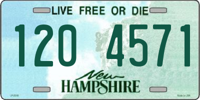 NH license plate 1204571