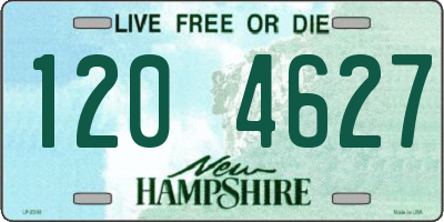 NH license plate 1204627