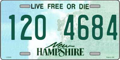NH license plate 1204684