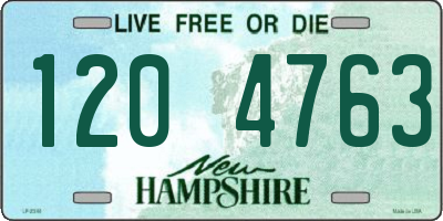 NH license plate 1204763