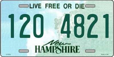 NH license plate 1204821