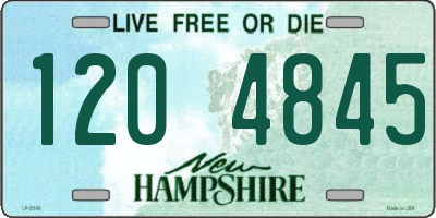 NH license plate 1204845