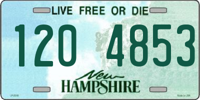 NH license plate 1204853