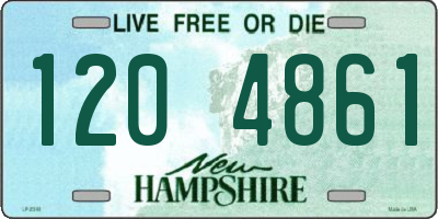 NH license plate 1204861
