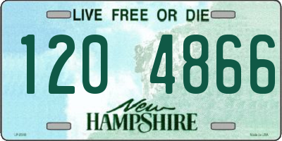 NH license plate 1204866