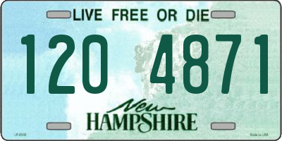 NH license plate 1204871