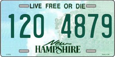 NH license plate 1204879