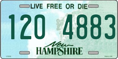 NH license plate 1204883