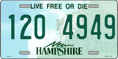 NH license plate 1204949