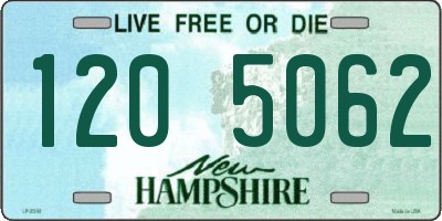 NH license plate 1205062