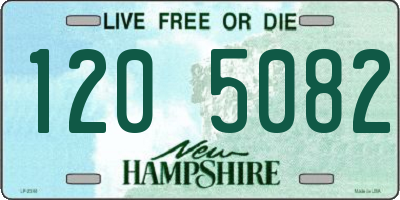 NH license plate 1205082
