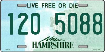 NH license plate 1205088