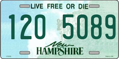 NH license plate 1205089