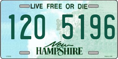 NH license plate 1205196