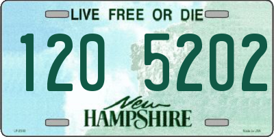 NH license plate 1205202
