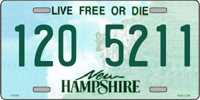 NH license plate 1205211