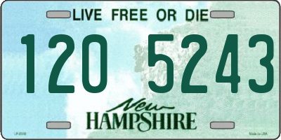 NH license plate 1205243