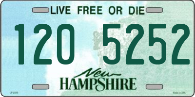NH license plate 1205252