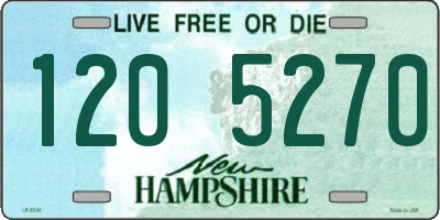 NH license plate 1205270