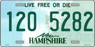 NH license plate 1205282