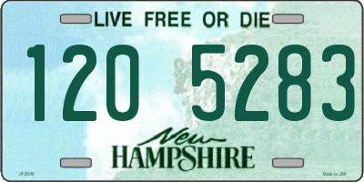 NH license plate 1205283