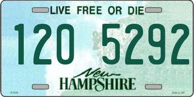 NH license plate 1205292