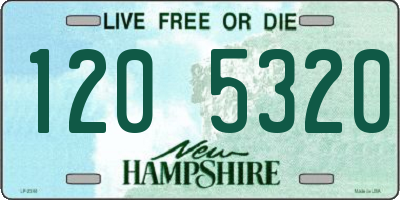 NH license plate 1205320