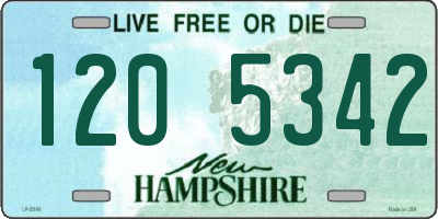 NH license plate 1205342