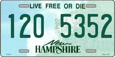 NH license plate 1205352