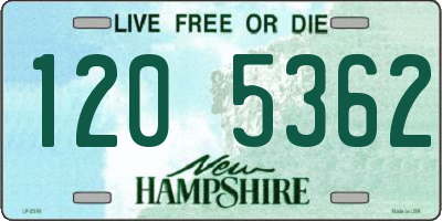 NH license plate 1205362