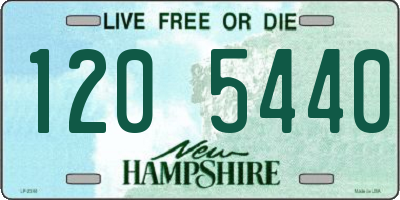 NH license plate 1205440