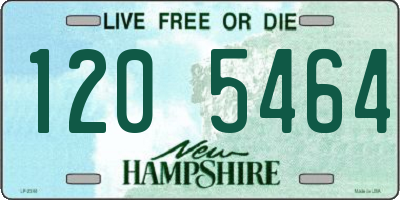 NH license plate 1205464