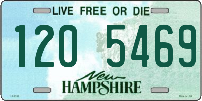 NH license plate 1205469