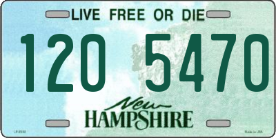 NH license plate 1205470