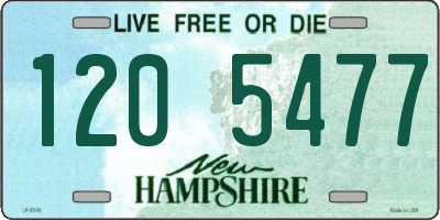 NH license plate 1205477