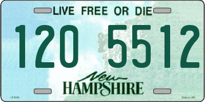 NH license plate 1205512