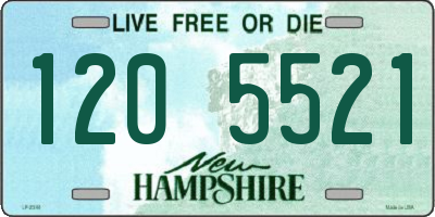 NH license plate 1205521