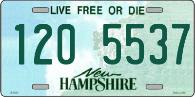 NH license plate 1205537