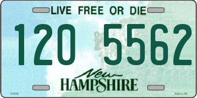 NH license plate 1205562