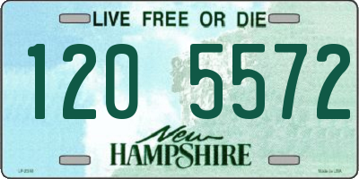 NH license plate 1205572