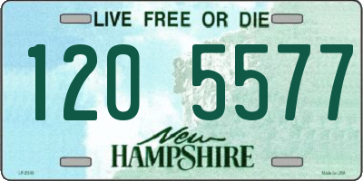 NH license plate 1205577