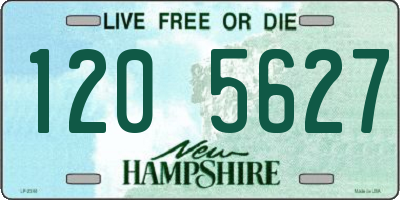 NH license plate 1205627