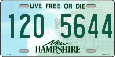 NH license plate 1205644