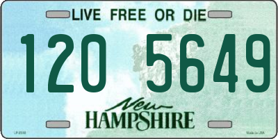 NH license plate 1205649