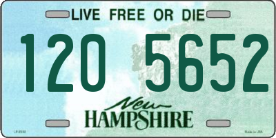 NH license plate 1205652