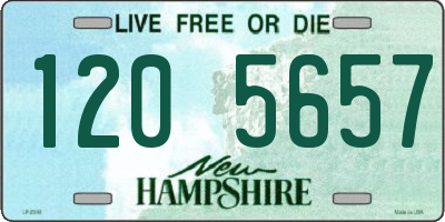 NH license plate 1205657
