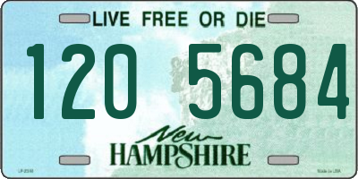 NH license plate 1205684