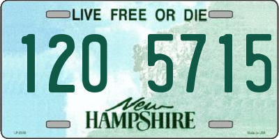 NH license plate 1205715