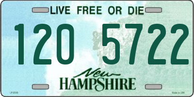 NH license plate 1205722