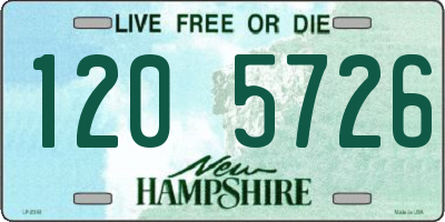NH license plate 1205726